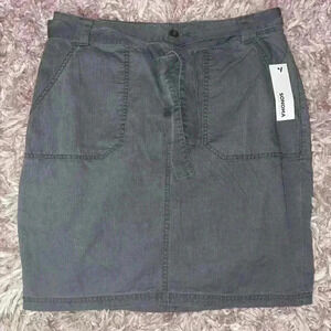 NWT Sonoma Grey Tye Skirt